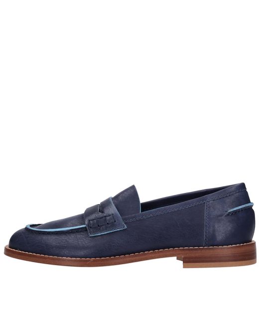 Lemarè Blue Flat Shoes