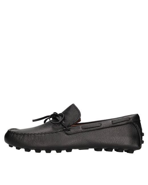 Boemos Black Flat Shoes for men