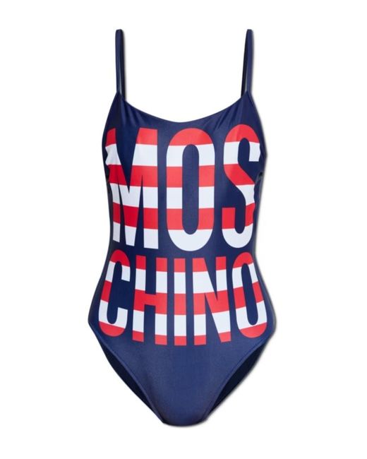 One-Piece Moschino en coloris Blue