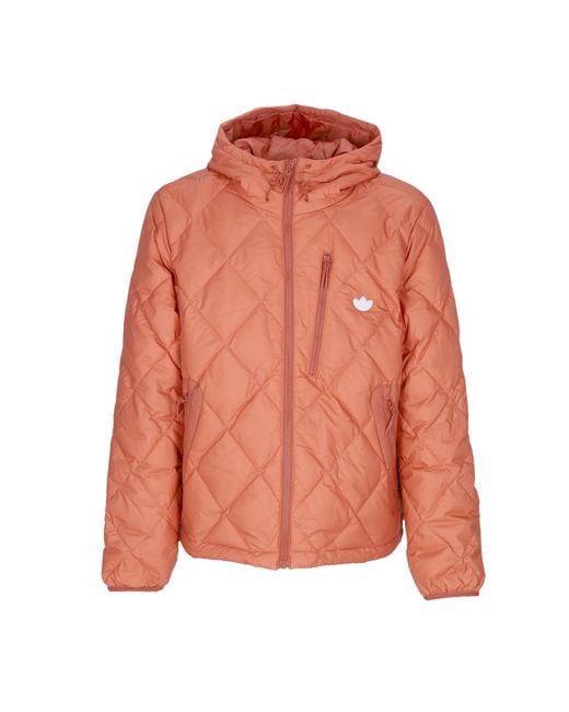 Adidas Orange Down Quilt Puff Down Jacket for men