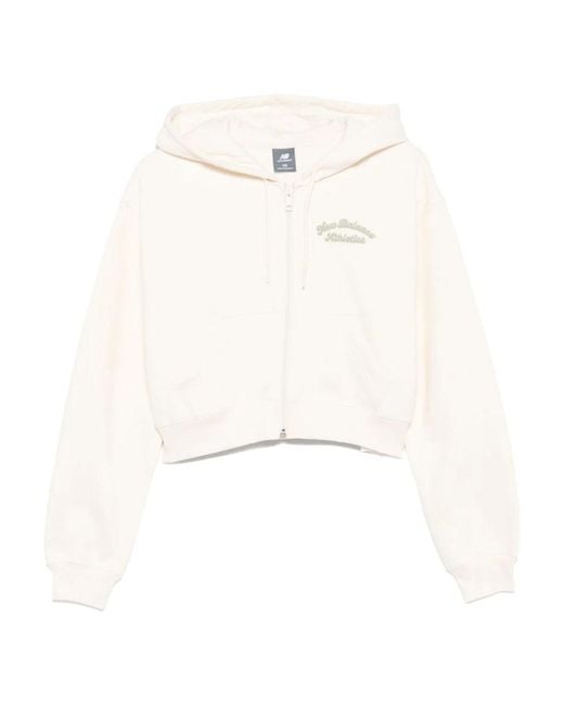 New Balance White Jackets