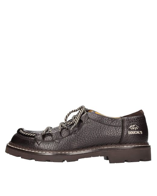 Doucal's Brown Flat Shoes Dark for men