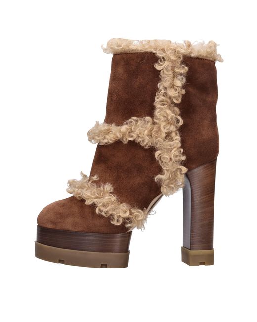 Casadei Bruine Laarzen in het Brown