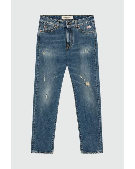 Roy Rogers Jeans 5 Rru075 in het Blue voor heren