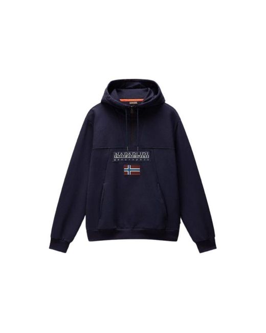 Napapijri Burgee Hzh 2.0 Sweatshirt in Blue for Men Lyst