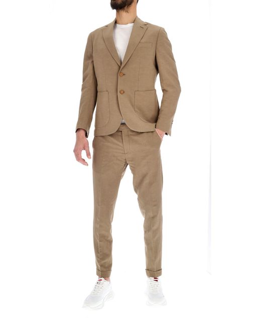 Twenty-one Natural Oxford Suit for men