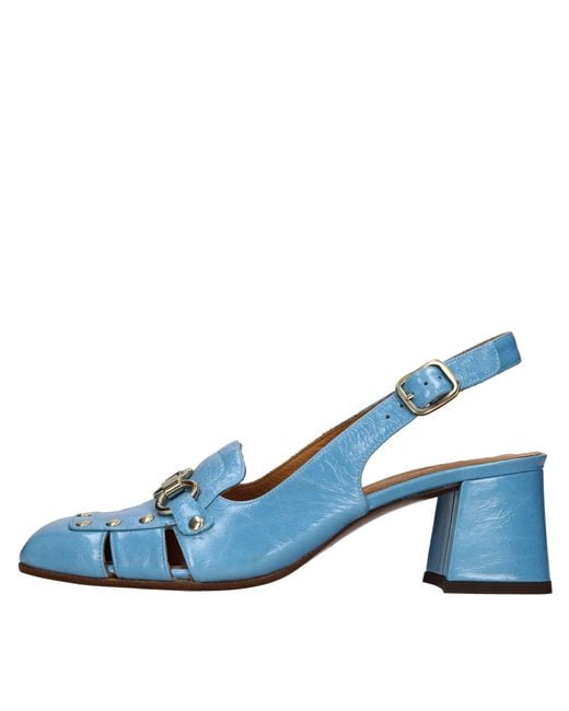 Chie Mihara Blue With Heel Clear