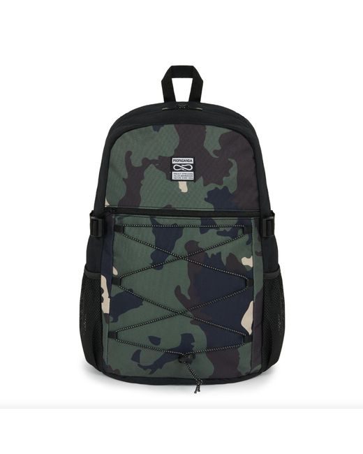 Propaganda Black Backpack Label Backpack for men