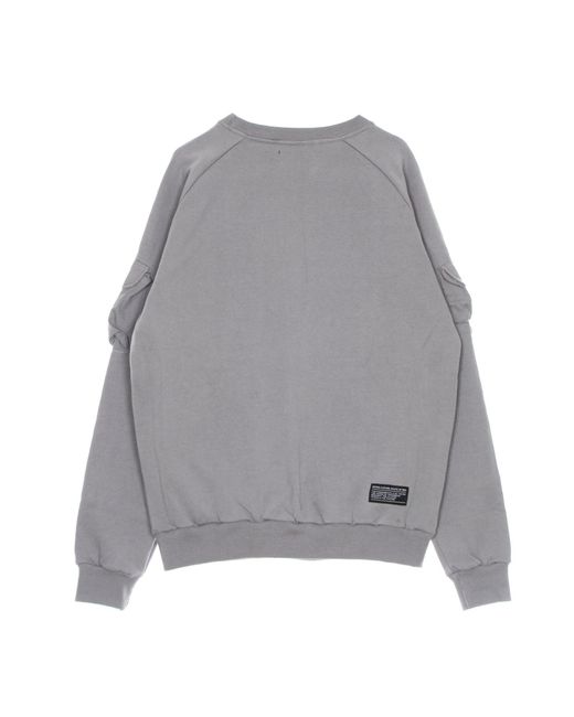 5TATE OF MIND Retrofuture Sweatshirt Grijs Herensweatshirt Met Ronde Hals in het Gray voor heren