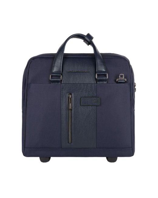 Piquadro Blue Trolley Folder Bv4729Br2 for men