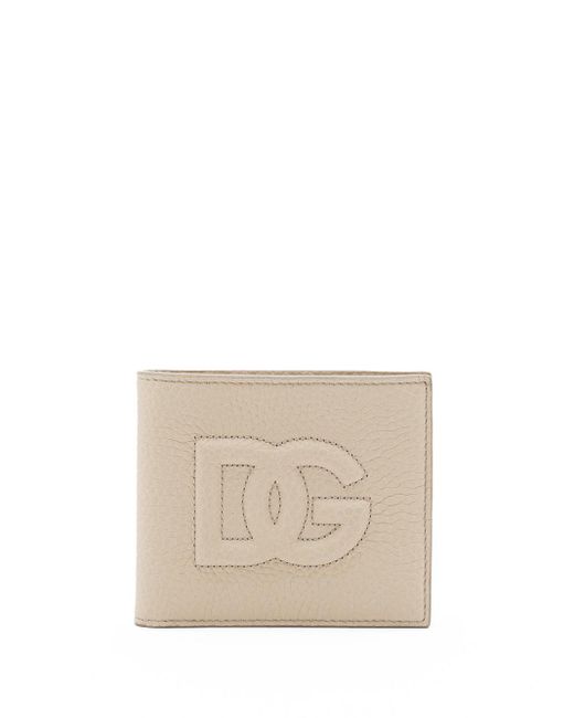 Dolce & Gabbana Bifold Wallet Dg Logo in White für Herren