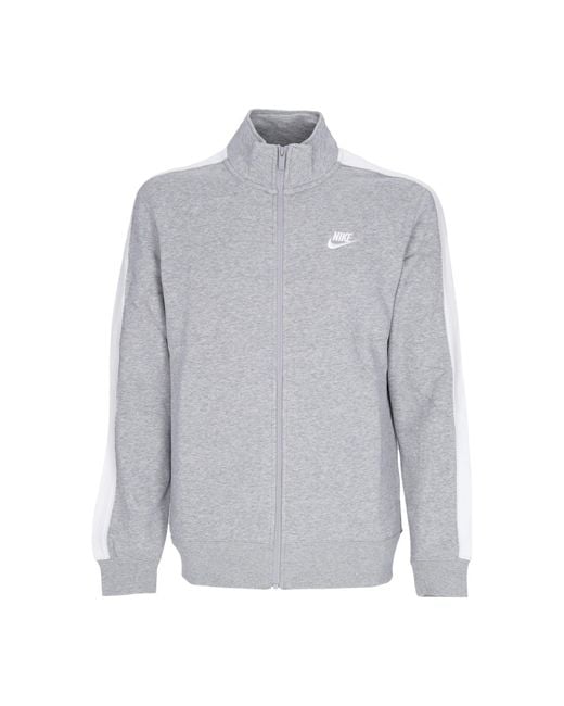 Sudadera De Cuello Alto Para Hombre Sportswear Club Bb Track Jacket Nike de hombre de color Gray