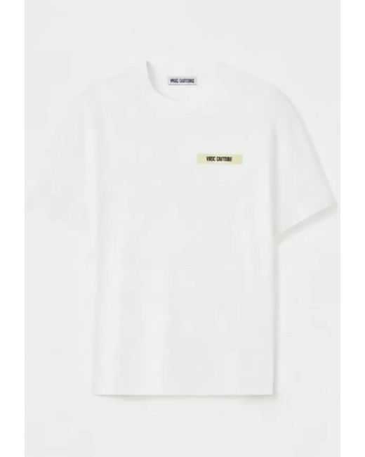 T-Shirt Patch VRSC COUTURE de hombre de color White