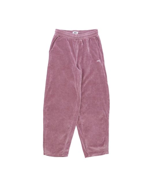 Obey Purple Leichte Damen-Trainingshose Enzo Pant