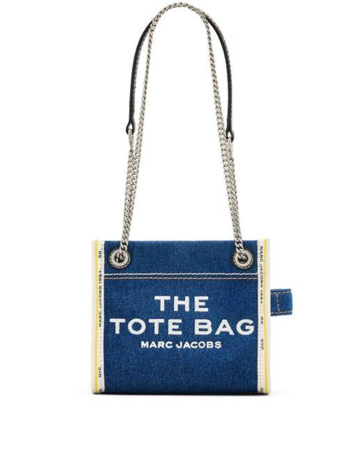 Marc Jacobs Blue Cotton Shoulder Bag