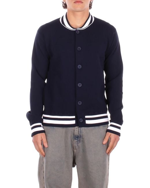 Alpha Studio Blue Coats for men