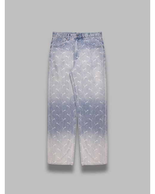 X Asap Monogramme Laser Rocheux Denim PUMA pour homme en coloris Gray