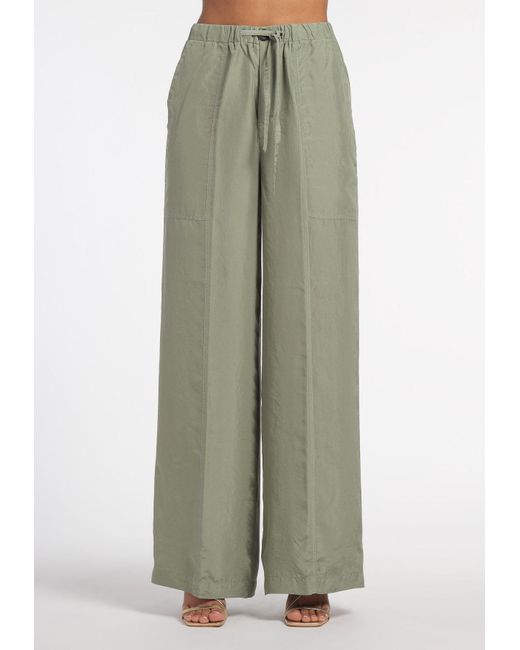 Pantalons Pour Femmes Pomandère en coloris Green