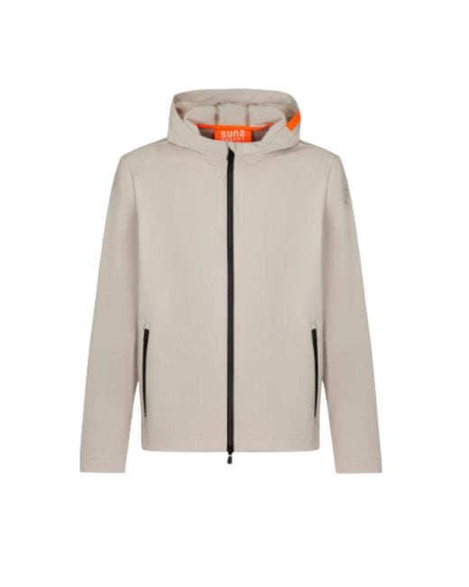 Suns White Jacket Tag Dark Sand for men