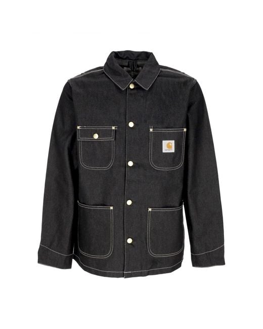 Carhartt Black Og Chore Coat Jeans Jacket for men