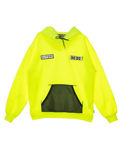 Iuter Lichtgewicht Herenhoodie Met Zichtbaarheid, Neongeel in het Yellow voor heren
