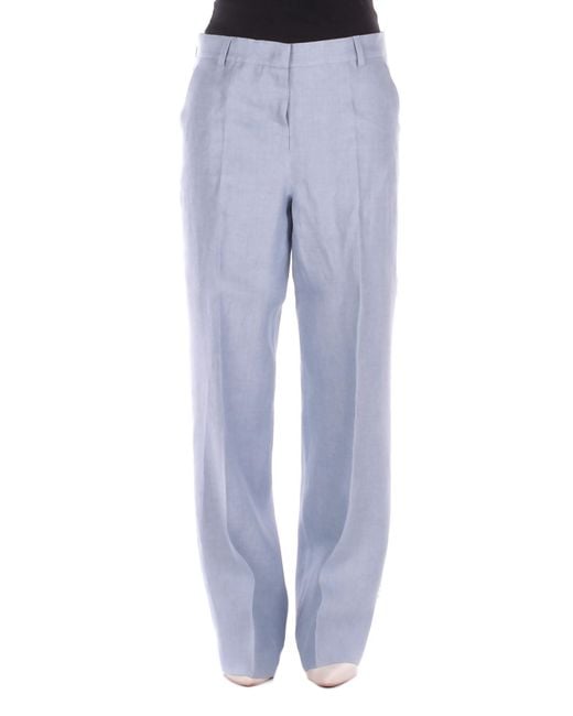 Weekend by Maxmara Blauwe Broek in het Blue