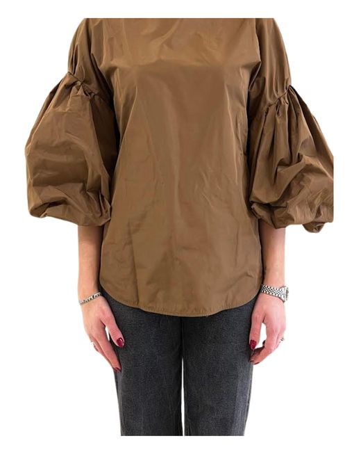 MEIMEIJ Brown Blaue Frau Uber