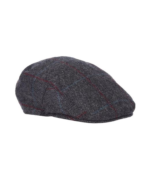 Barbour Blue Crieff Flat Cap Ch31 Mha0009 for men