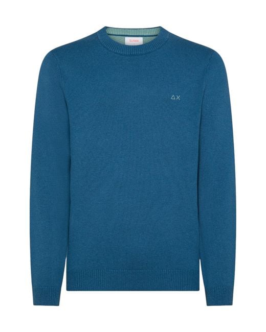 Sun 68 Mannen Trui K45110/80 Avio Sc in het Blue voor heren