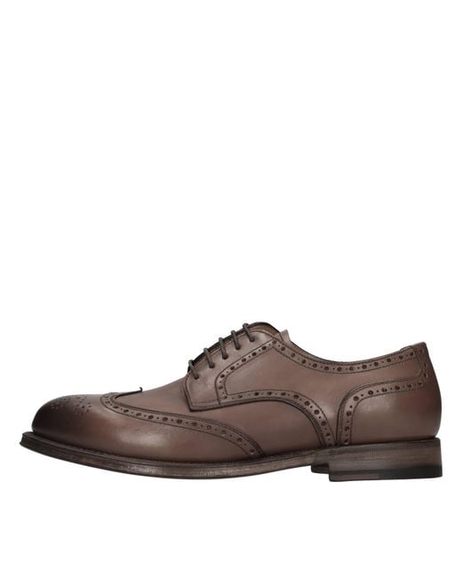 Neil Barrett Brown Flat Shoes for men