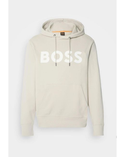Boss Sweatshirt Webasic_Hood in White für Herren