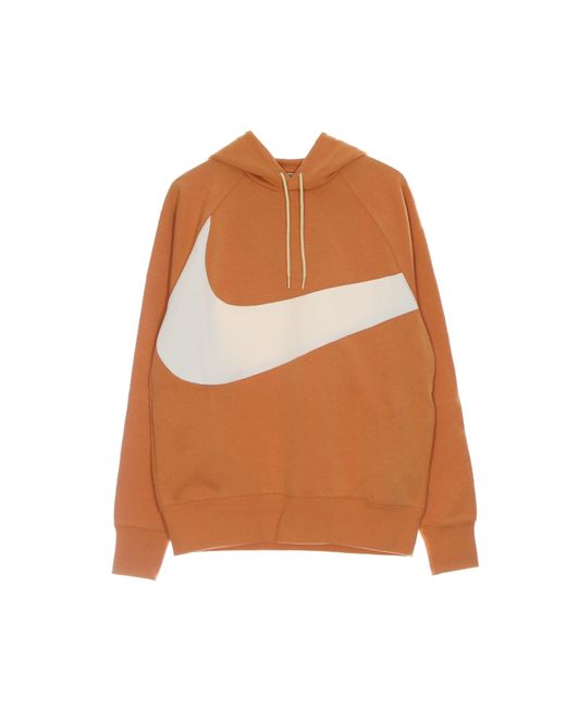 Nike Leichtes Herren-Kapuzenpullover Mit Swoosh-Tech-Fleece-Pullover in Brown für Herren