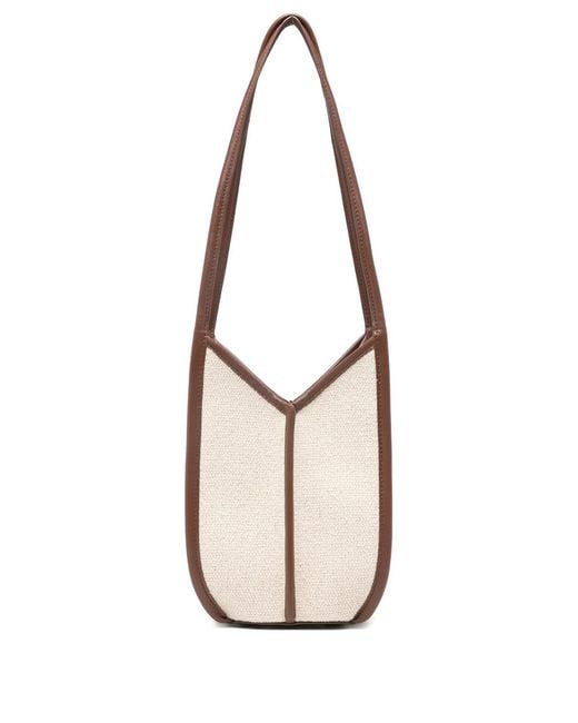 Hereu White Calella Soft Raffia Handbag