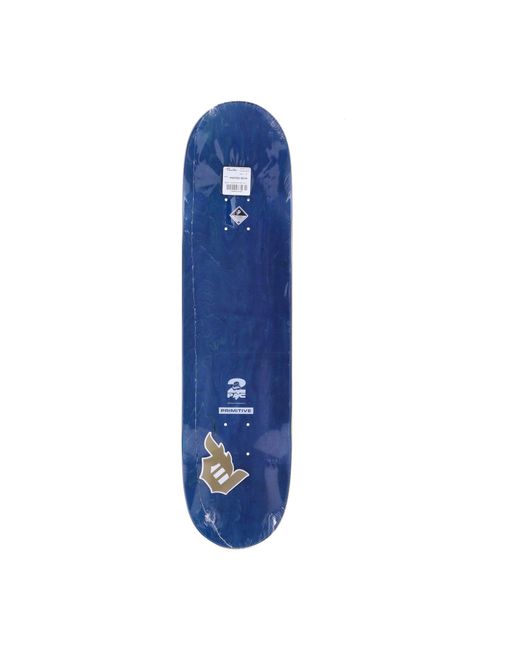 Primitive Skateboarding Blue Skateboard Deck Posted Deck X 2Pac for men