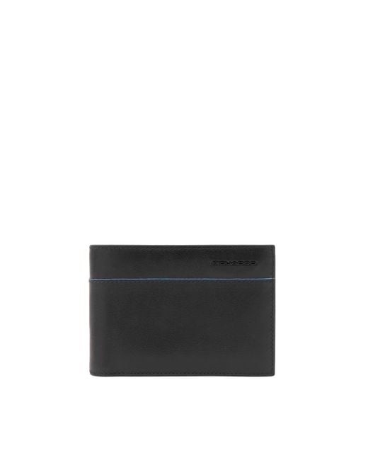 Wallet Pu1392B2Vr-N Negro Piquadro de hombre de color Black