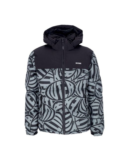 Iuter Blue Hungry Puffer Jacket for men