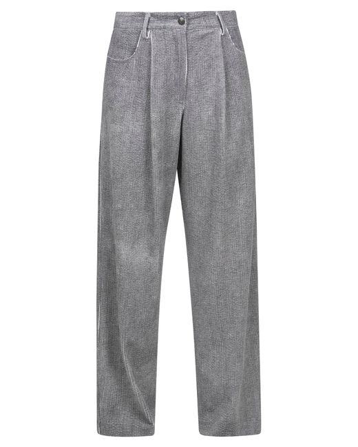 Trousers 8pm de color Gray