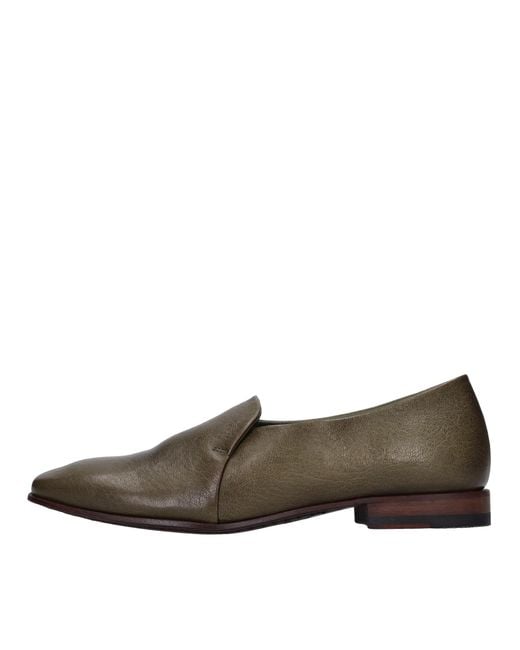 Pantanetti Brown Flat Shoes