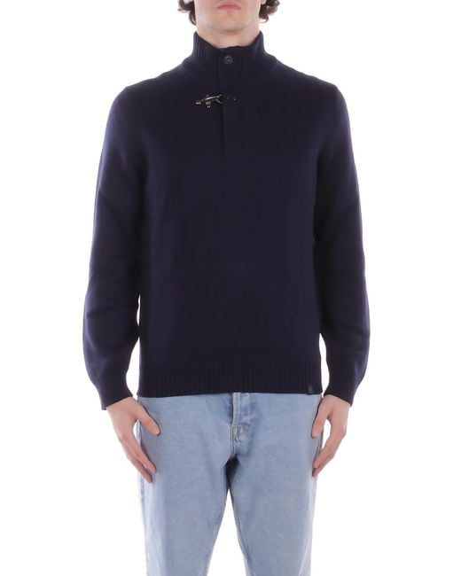 Fay Blue Sweaters for men