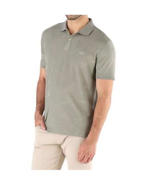 Guess Gray Light Polo for men
