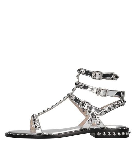 Ash White Flat Shoes
