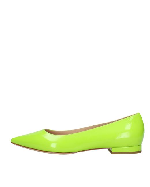 Casadei Green Flat Shoes