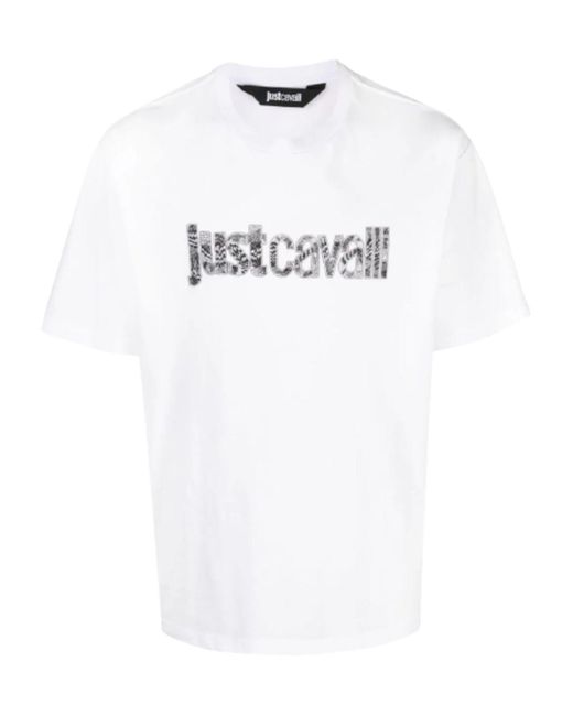 Just Cavalli Herren T-Shirt in White für Herren
