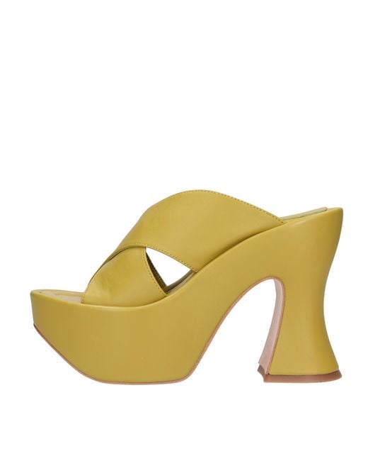 Paloma Barceló Yellow Sandals