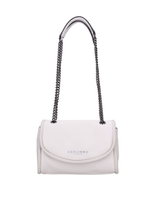 Ermanno Scervino White Bags. Cream