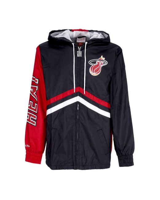Mitchell &amp; Ness Herren-Windjacke Nba Undeniable Full Zip Windjacke Hardwood Classics Miahea in Blue für Herren