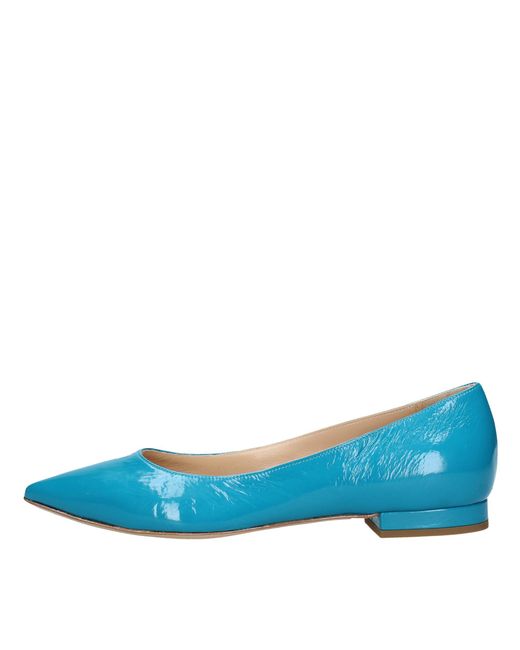 Casadei Blue Flat Shoes