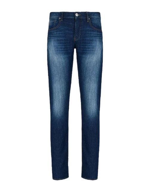 ARMANI EXCHANGE Blauwe Broek in het Blue voor heren