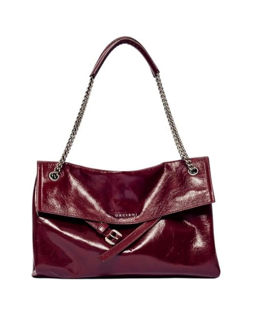 Orciani Purple Bags. Bordeaux