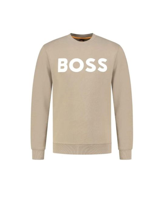 Boss Sweatshirt Fur Manner in White für Herren